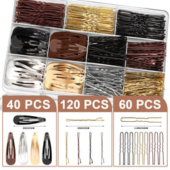 YGDZ bobby pins close-up showing color variety and secure grip
