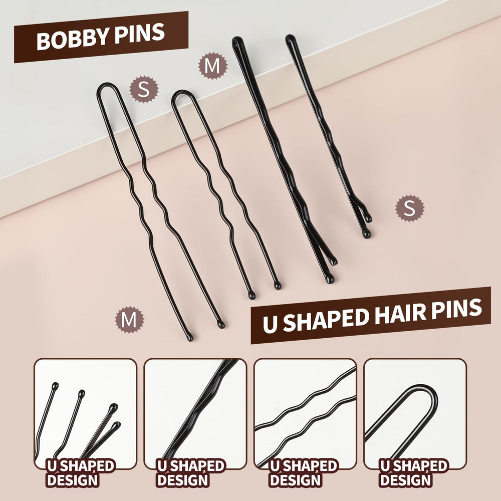 YGDZ elastic bands and hair ties spread out to demonstrate layered hold
