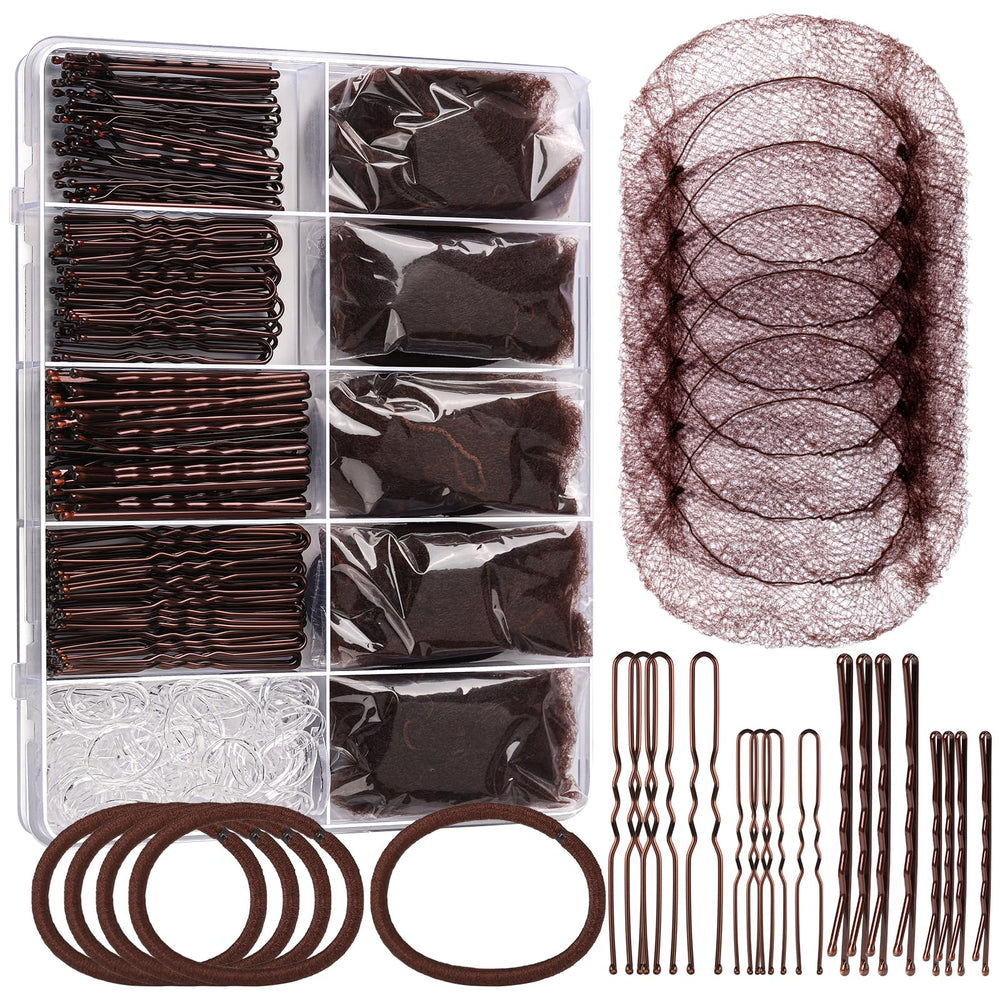 YGDZ front packaging showing complete ballet bun kit and organized storage