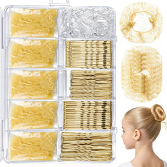 YGDZ front packaging showing complete blonde bun kit for travel