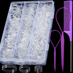 YGDZ front packaging showing organized clear elastics and included tools for convenience
