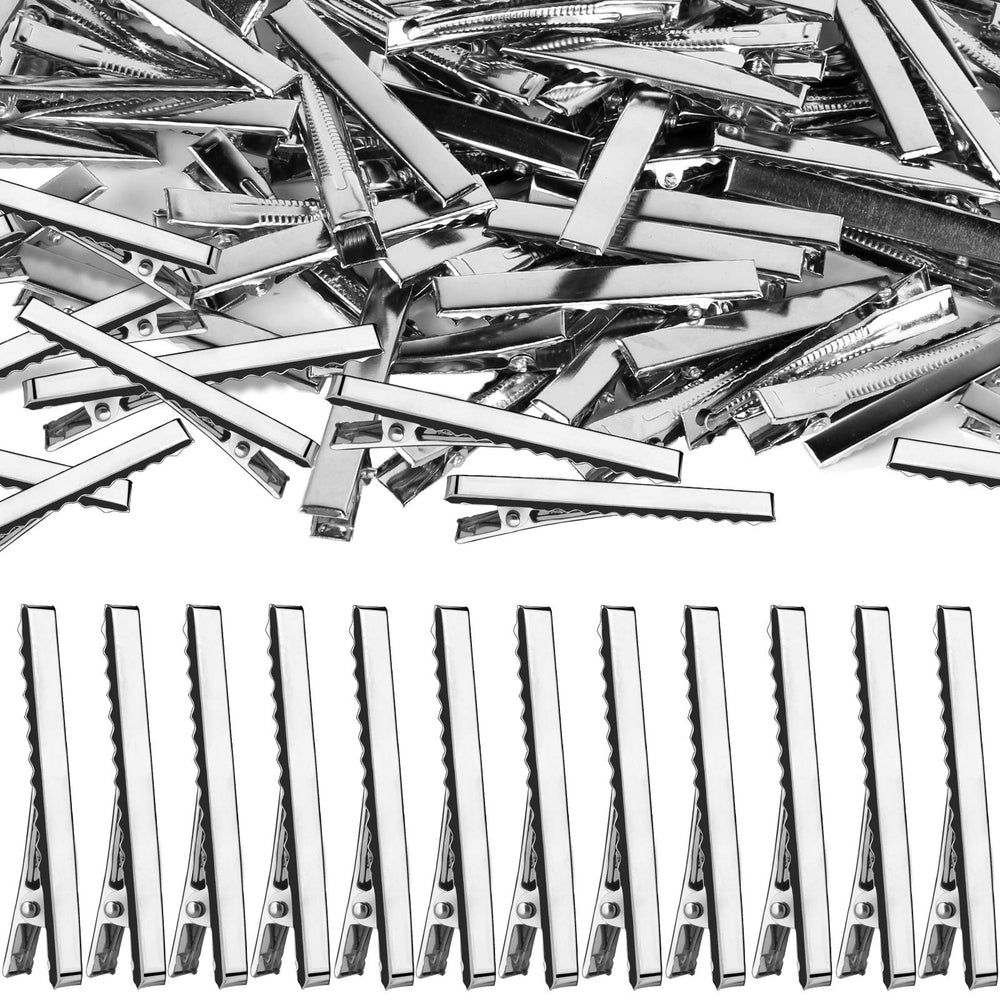 YGDZ front pack of 120 silver clips showing quantity and finish for convenience