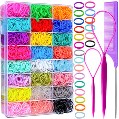 YGDZ front packaging showing 1500 colorful mini bands and accessories for styling