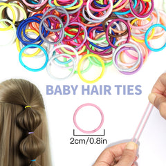 YGDZ child wearing a ponytail demonstrating comfortable secure hold benefit