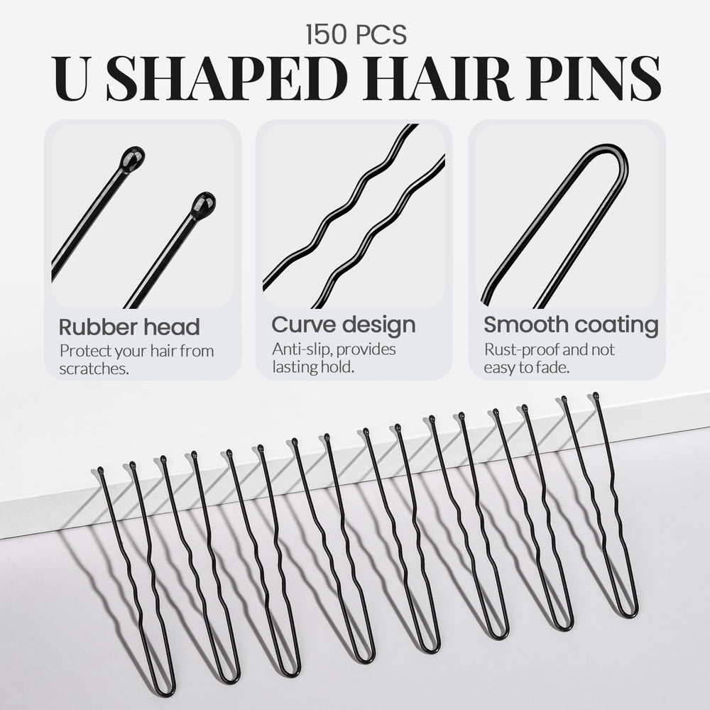 YGDZ pins holding a bun in place for long-lasting styling