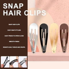 YGDZ snap clips array demonstrating quick secure styling benefit