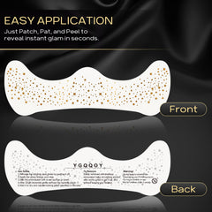 YGQQOY close-up of metallic dot and star design highlighting fine detail benefits