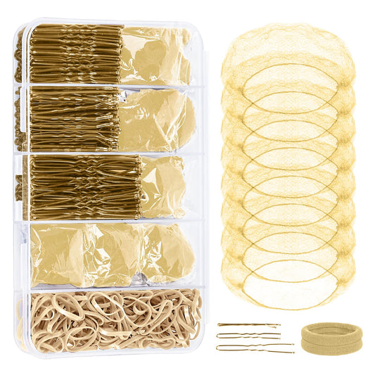 YGQQOY front packaging showing full dance hair kit benefit organization