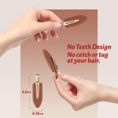 YIERSO clip pinning bangs away from face benefit: precise makeup and cutting