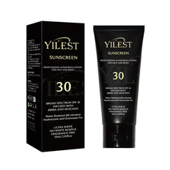 YILEST front packaging showing SPF 30 and moisturizing benefits