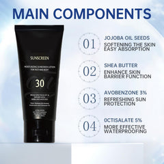 YILEST water-resistant demonstration on wet skin showing durability