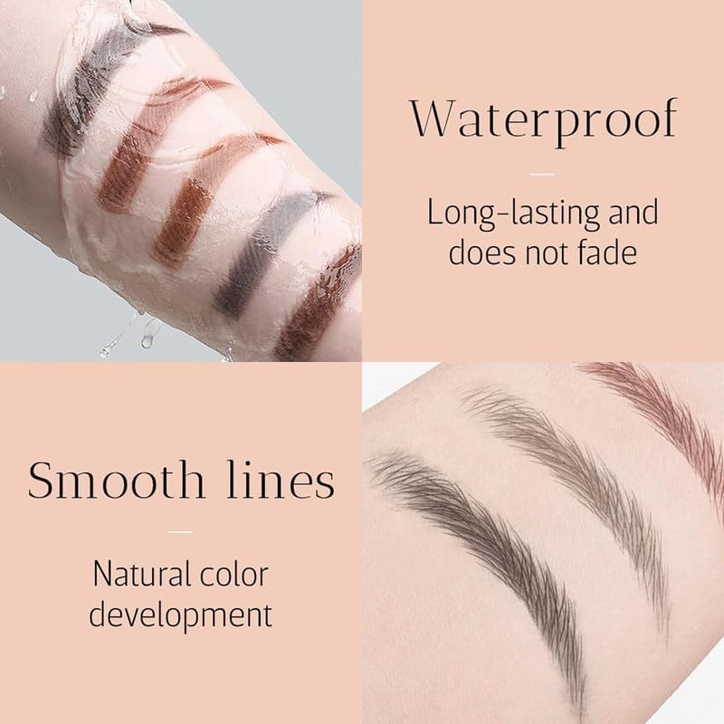 YILLTOY pen in use filling brows for quick, even application and shaping