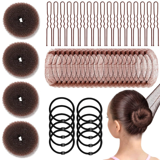 YINGFENG front packaging showing brown bun kit, clear organization for quick selection