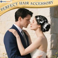 YINGFENG three pins styling a low bun to add stability and decorative flair