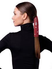Yinkin wrap beside a ruler showing 6 inch length for clear size reference