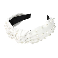 YISSION bridal styling image with headband complementing formal gown