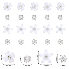 YISSION four flower patterns laid flat conveying styling variety and mixability