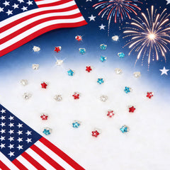 YISSION clips worn at an outdoor 4th of July parade, enhancing patriotic outfits