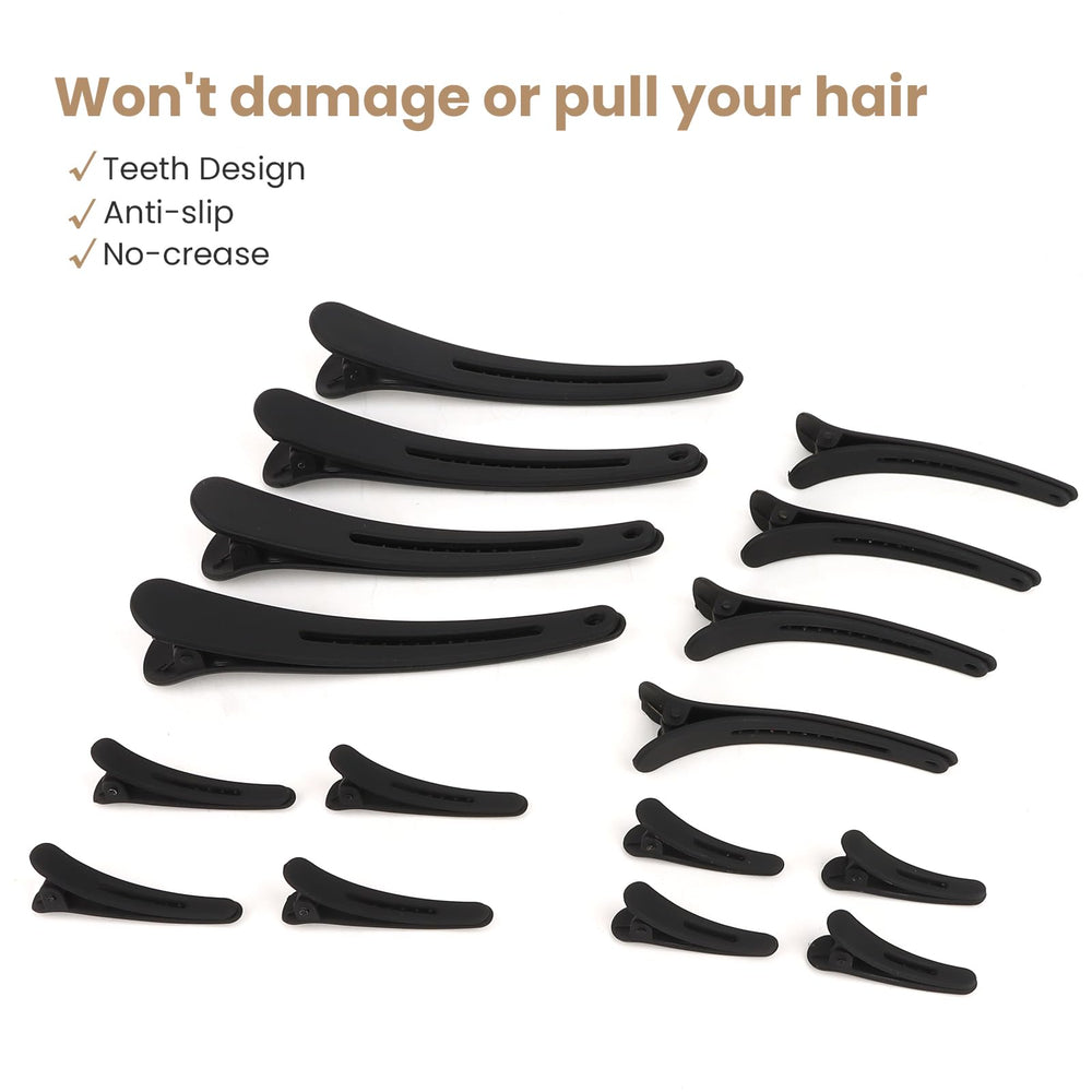YISSION clips beside a ruler demonstrating size range and precise sectioning benefit