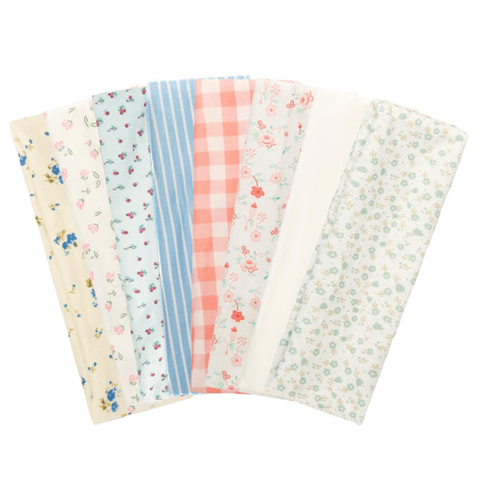 Yiwafu flat lay showing solid color headband and neat finish, comfortable all‑day wear