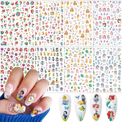 yklwnn front packaging showing all eight sheets and playful mermaid theme for variety