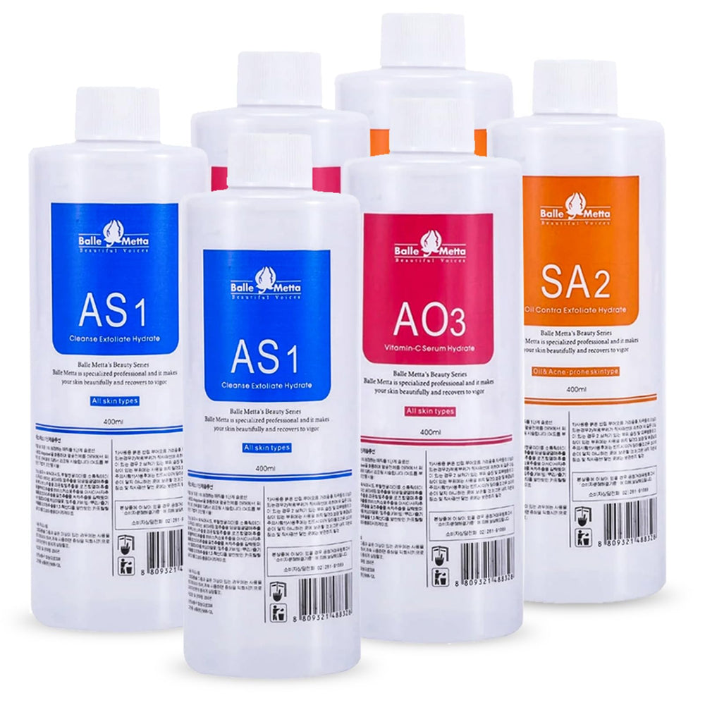 YMEYFAN front view of six 400ml bottles showing professional kit benefits