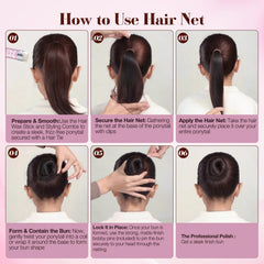Yogode used in ballet bun hairstyle on dancer showing sleek, stage-ready finish