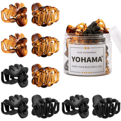 YOHAMA front packaging showing ten compact clips and tidy box — organized storage benefit
