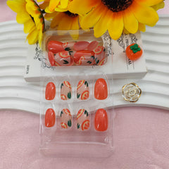 YOJIATOP orange fruit artwork detail for playful summer look