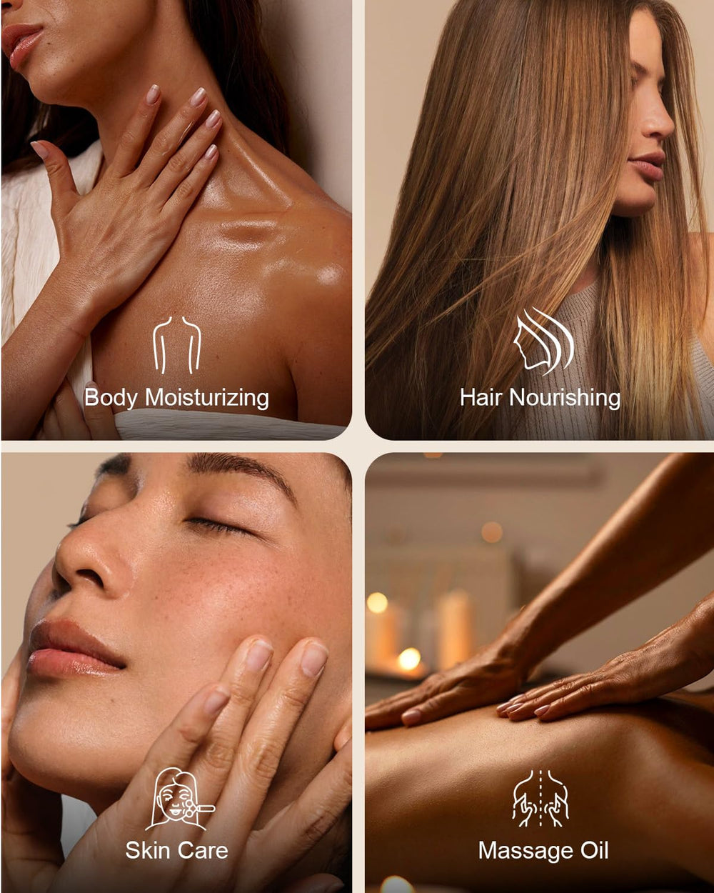Yoken used on skin after shower highlighting quick hydration and non-greasy finish