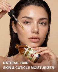 Yoken jojoba oil applied with brush to cuticles for softening nails benefit