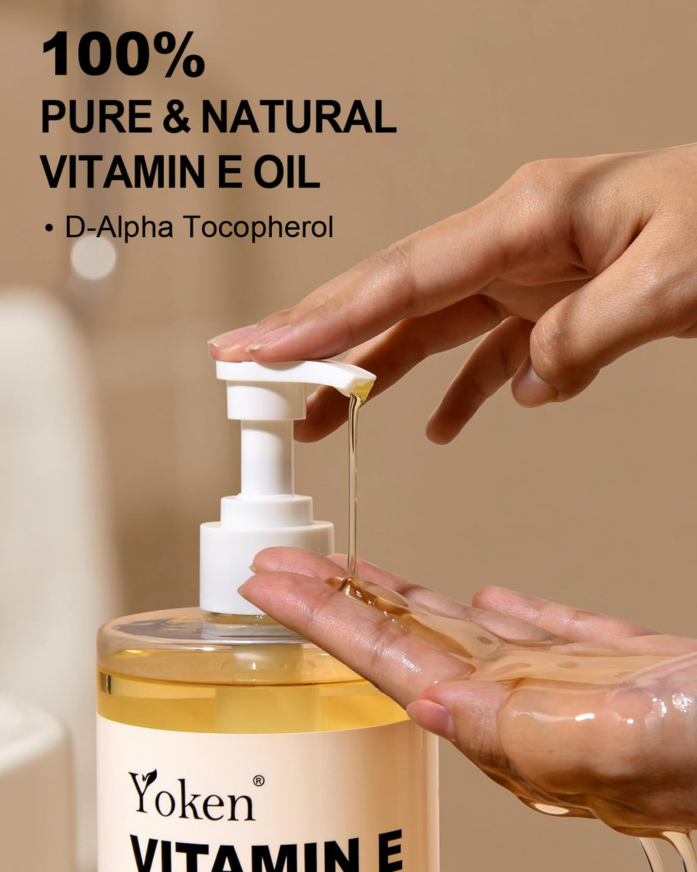 Yoken oil smooth texture close-up demonstrating silky glide