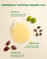 Yoken soap in shower setting indicating soothing skin-friendly benefit