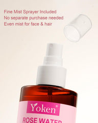 Yoken mist used on hair showing reduced frizz and softening effect