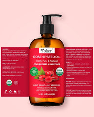Yoken oil staged in bathroom lifestyle promoting daily skincare routine