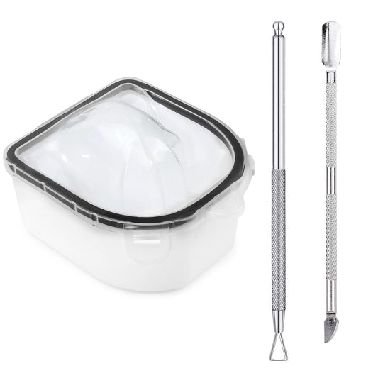 Yokilly front view of 3PCS bowls showing compact, space-saving design and convenience