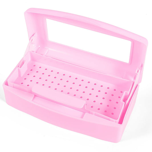 YoleShy front view of pink clean box showing compact shape and easy access benefit
