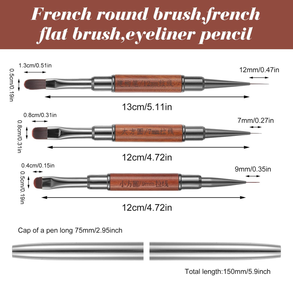 Yolev sealed metal caps on both ends protecting bristles and maintaining shape