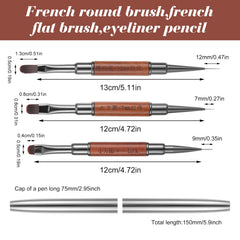 Yolev sealed metal caps on both ends protecting bristles and maintaining shape