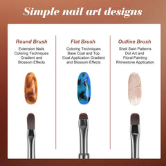 Yolev flat tip applying builder gel for even coverage and sculpting benefit