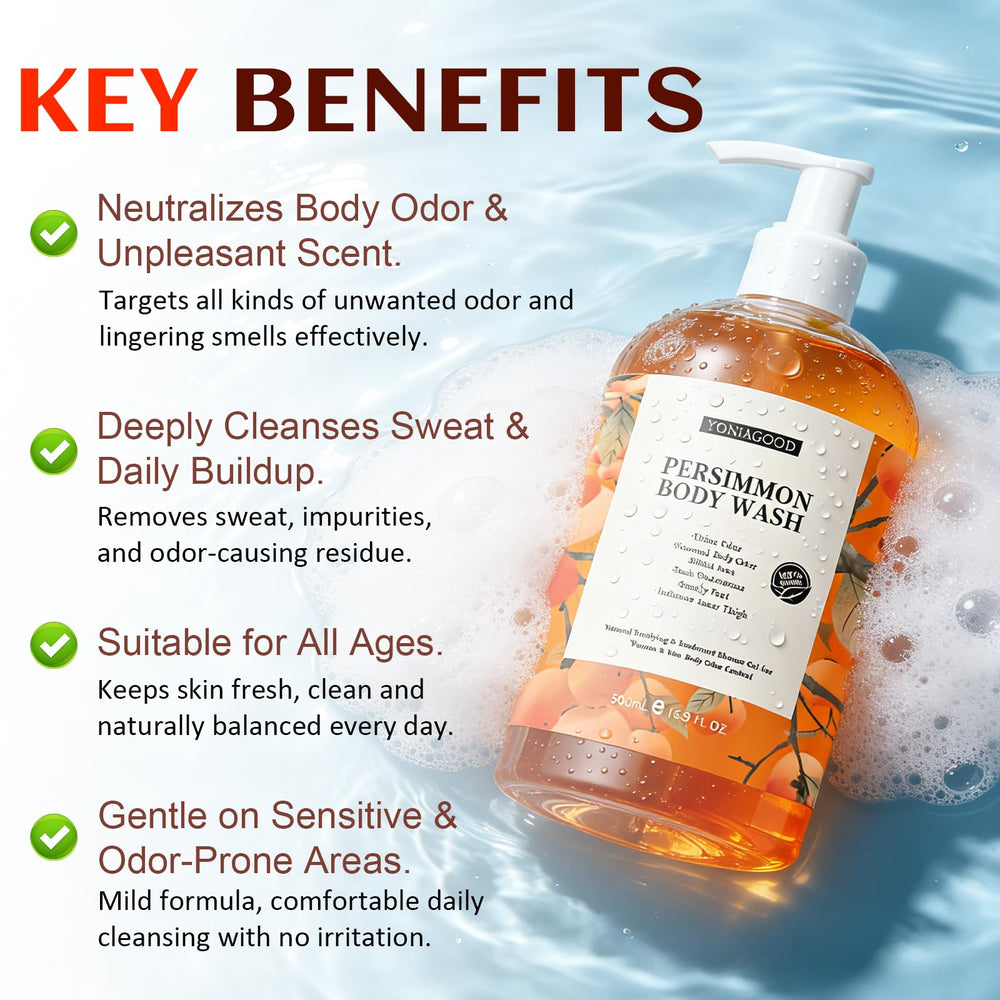 yoniagood applying wash to underarm for targeted odor control