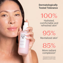 Yon-Ka PS label detail featuring Quintessence essential oil blend benefits
