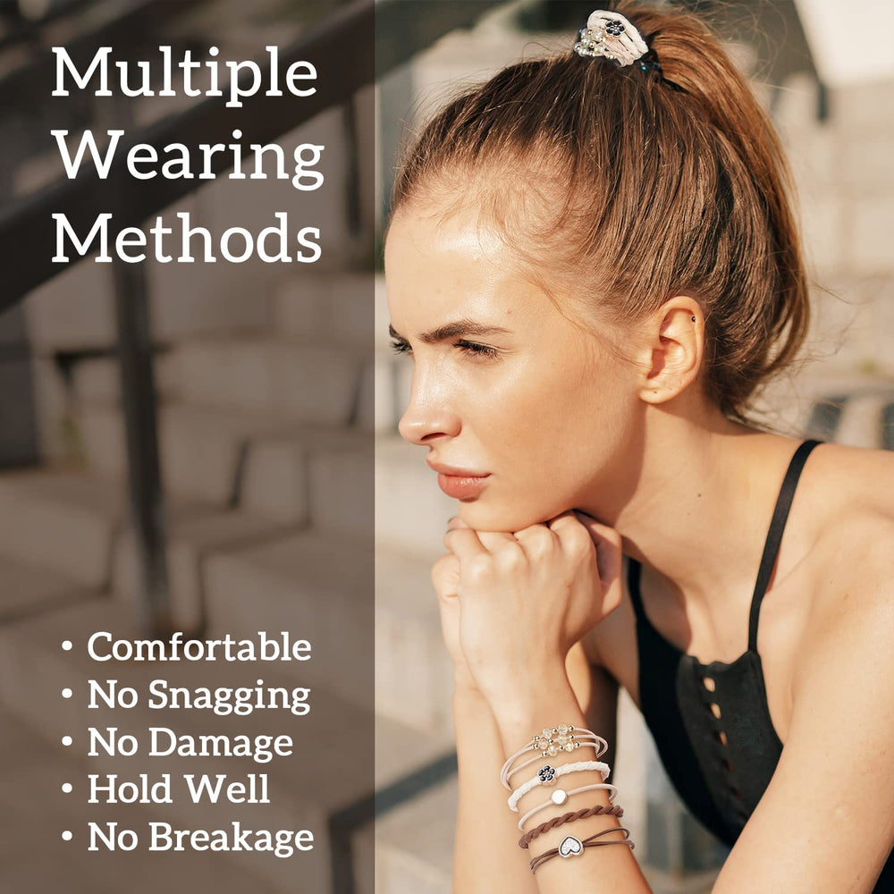 YONOY flat lay of five styles and colors for easy mix-and-match outfit benefit