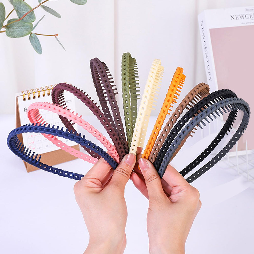 YONOY packed set of ten headbands ready for storage or gifting convenience