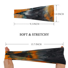 YONUF flat lay of six tie-dye colors for outfit coordination