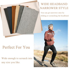 YONUF headband worn during yoga showing secure non-slip hold benefit