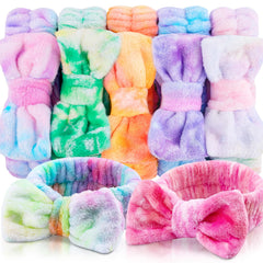 YOOVR front packaging showing seven tie-dyed headbands, perfect for gifting