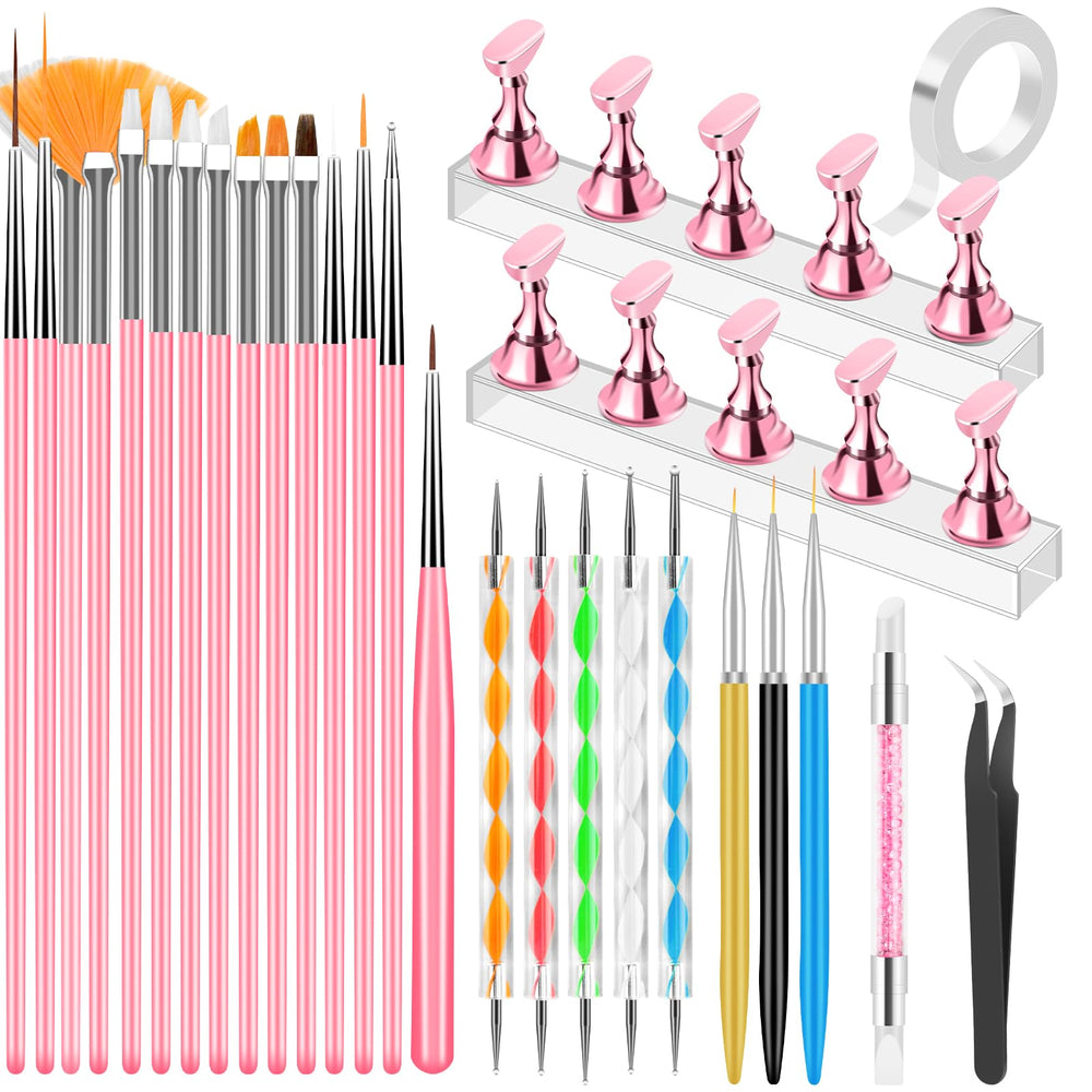 YOOVR kit front packaging in pink showing included tools and organization benefit