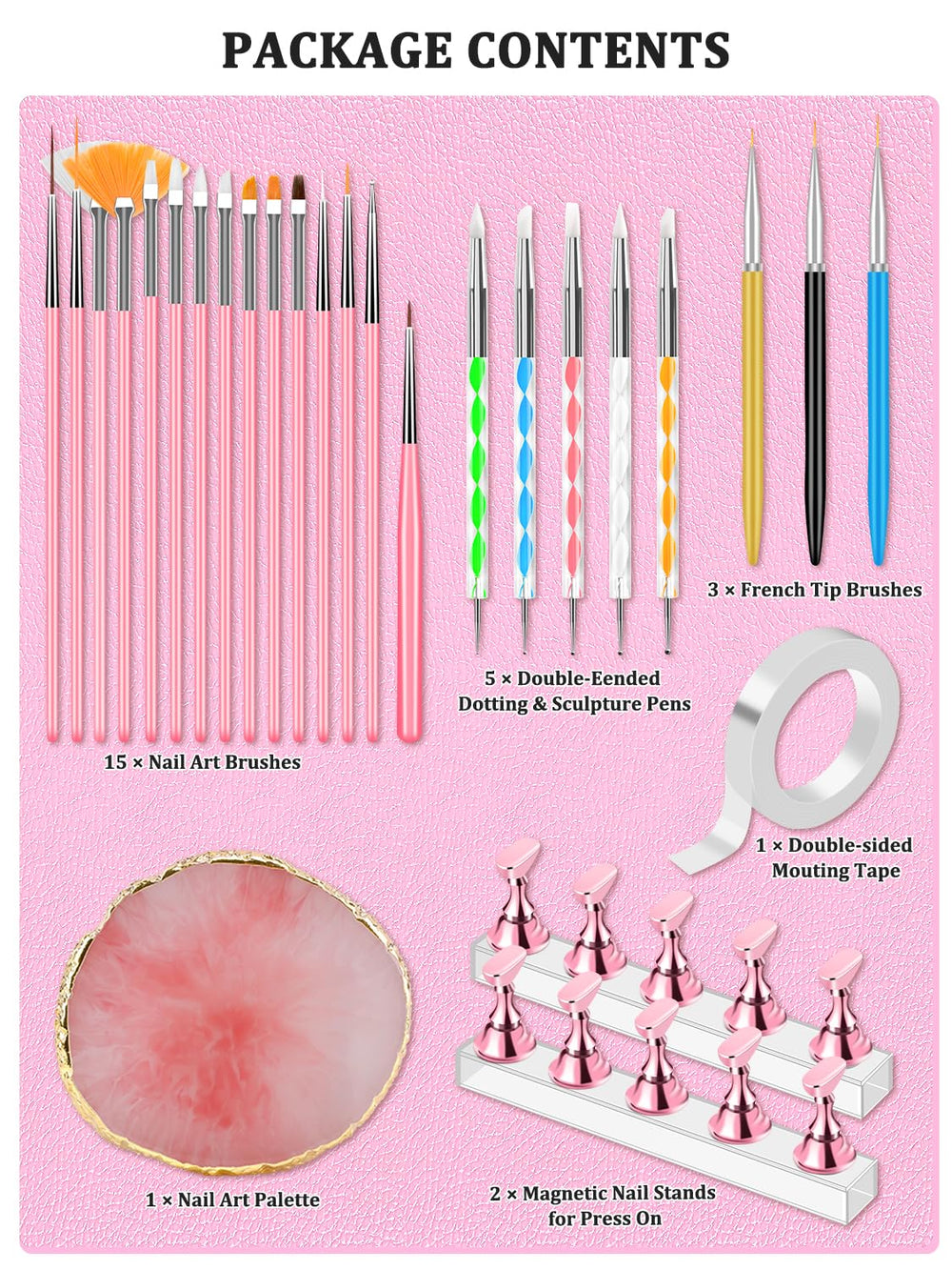 YOOVR magnetic nail stand detail demonstrating stable painting support