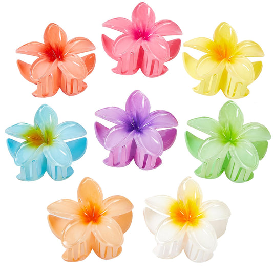 YosaiHom front packaging showing eight colorful flower clips as gift-ready